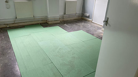 Large flooring job