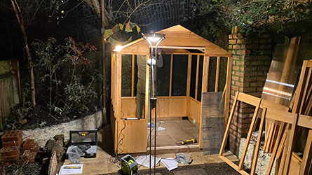 Building a new garden shed