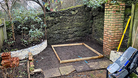 Building a new garden shed