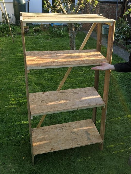 Shelving for a shed
